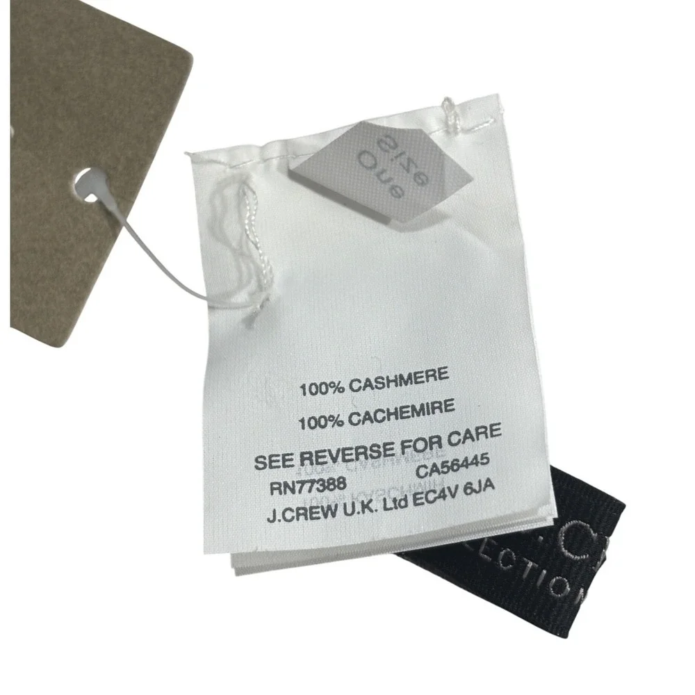 J.Crew Collection 100% Cashmere Beanie and‎ Infinity Scarf Set Gray B5507 23161